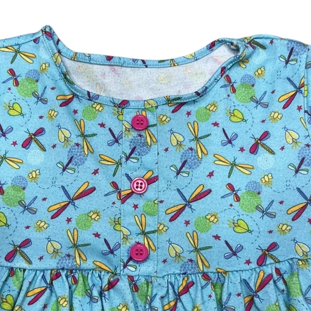 American Girl Wellie Wishers 6Y Fantastic Firefly Dragonfly Nightgown Pajamas